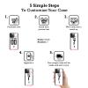 Head Case Designs Officially Licensed Custom Customized Personalized Juventus Football Club Third 2022/23 Match Kit Leather Wallet Case Compatible with Apple iPhone 7/8 / SE 2020 & 2022 view 2