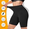 ZENUTA 2 Pack Anti Chafing Shorts Women, Seamless Slip Shorts for Under Dresses, Spandex Bike Shorts for Yoga Workout (2pcs Black Nude) view 2