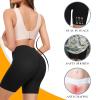 ZENUTA 2 Pack Anti Chafing Shorts Women, Seamless Slip Shorts for Under Dresses, Spandex Bike Shorts for Yoga Workout (2pcs Black Nude) view 3