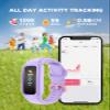 BIGGERFIVE Vigor 2 Kids Fitness Tracker Watch for Girls Boys Ages 5-12, IP68 Waterproof, Activity Tracker, Pedometer, Heart Rate Sleep Monitor, Calorie Step Counter Watch view 2