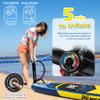 Marcello Paddle Board, Ultra-Light 106 x 33 x 6 Inflatable Paddle Board with Backpack, Pump, Non Slip Mat, Phone Case and Repair Kit for Youth Adults (Simplicity(with Waterproof Bag)) view 4