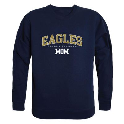 W Republic Georgia Southern University Eagles Mom Crewneck Sweatshirt Navy Large