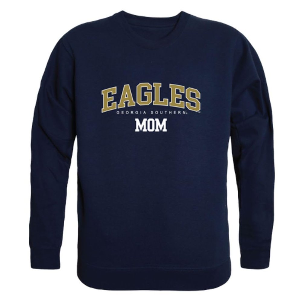 W Republic Georgia Southern University Eagles Mom Crewneck Sweatshirt Navy Large