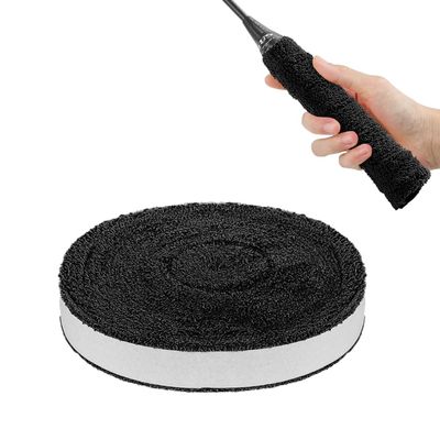 16.4ft Tennis Racket Towel Grip Tape Self-Adhesion Plush Absorbent Towel Racket Overgrip Anti-Skid Badminton Racquet Grip Tape Thicken Sweatband Racquet Racket Over Grip Wrap for Racquetball Baseball