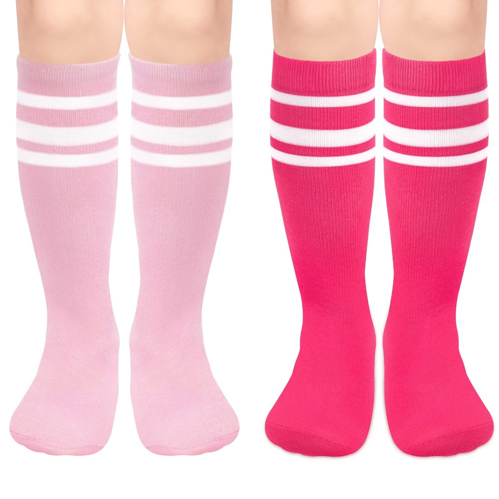 Girls Soccer Socks Girls Softball Socks for Girls Youth Soccer Socks Toddler Soccer Socks Kids 4-6 Kids Soccer Socks