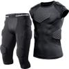 COOLOMG Youth Football Padded Shirts+Youth Football Padded Leggings Size L view 1