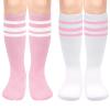 Girls' Pink Toddler & Youth Soccer & Softball Socks view 1
