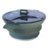 CAMPWOLF 2.5L Collapsible Camping Cook Pot,Portable Cookware for Outdoor Hiking (Dark Green) view 1