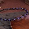 CoTeeZa Handmade Amethyst Braided Crown Fairy Elven Circlet Viking Healing Crystal Headband Tiara for Women Men Renaissance Cosplay Headpiece for Gift Wedding Prom Quinceanera Meditation view 4