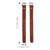 Garneck Kids Scooter Bike Basket Straps Wicker Basket Replacement Straps Adjustable Leather Children Scooter Basket Strap Bike Basket Belts, Brown Kids Bike view 2