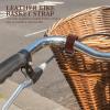 Garneck Kids Scooter Bike Basket Straps Wicker Basket Replacement Straps Adjustable Leather Children Scooter Basket Strap Bike Basket Belts, Brown Kids Bike view 4