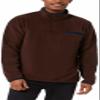 32 DEGREES Mens Quarter Snap Long Sleeve Pullover (L, Red) view 1