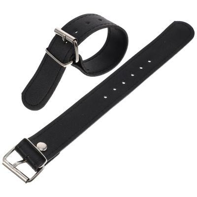 Wicker Basket Replacement Straps, Quick Release Bike Bicycle Basket Leather Replacement Straps Adjustable Basket Belts for Bikes Scooters Decor, Black