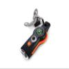 Splendorflying Emergency Whistle with Lanyard Safety Whistle Camping Hike Rescue Signal Survival Whistle (Black Orange) view 1