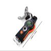 Splendorflying Emergency Whistle with Lanyard Safety Whistle Camping Hike Rescue Signal Survival Whistle (Black Orange) view 2
