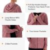 Corna Men's UPF 50+ Sun Protection Hoodie Lightweight Fishing Shirts for Men Long Sleeve UV Protection Outdoors Hiking Running(Dark Red,XL) view 4