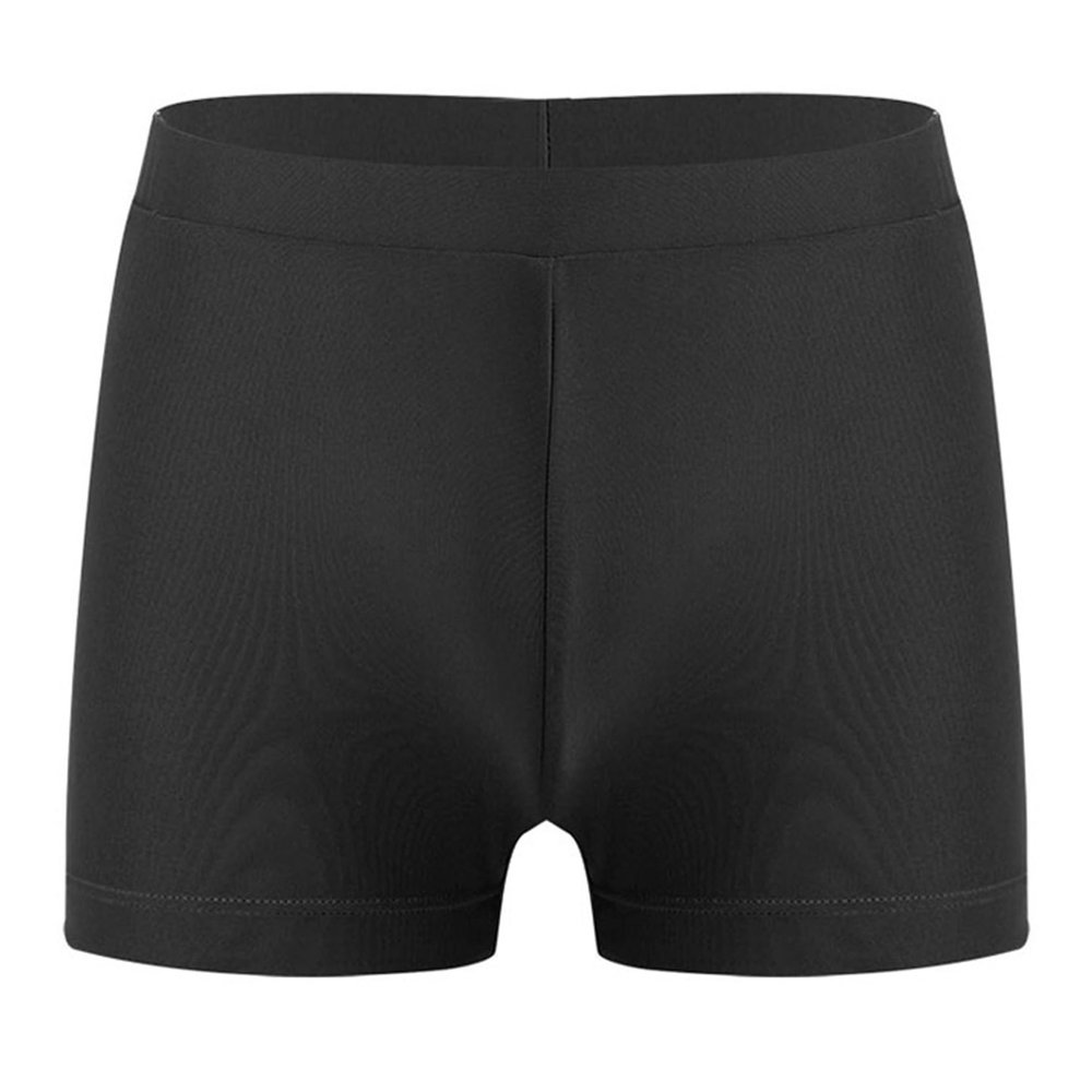 Nikiikoo Kids Girls Swimming Bottoms Boyshort UPF50+ Quick Dry Beach Boardshort Rash Guard Swim Shorts Black 12 Years
