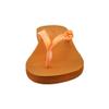 SERENITY, THONG W/OUTSIDE STRAP WOVEN, ORANGE/TAN, 6 M US view 2