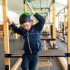 Ninja Jungle Ring Warrior Obstacle Course Trapeze Climbing Fist Swing Playset, 2 Pcs Green Fitness Gymnastic Rings Hanging Monkey Bars Indoor Outdoor Backyard Playground Gym Workout Training Equipment view 2
