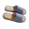 AioTio Cloth Slippers - Indoor Outdoor Summer Silent Shoes for Women And Men(Navy blue 9-10)