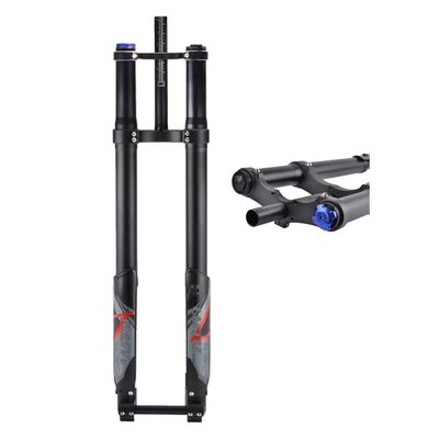 HIMALO Mountain Bike Suspension Inverted Fork 26/27.5/29Inch Bike Air Fork Travel 220mm Rebound Adjust Thru Axle 20 * 110mm Double Shoulderwith Lockout