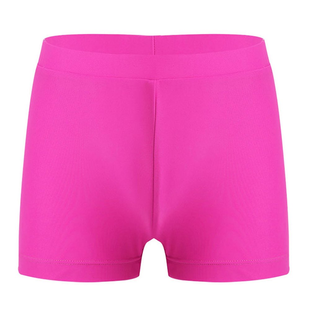 Nikiikoo Kids Girls Swimming Bottoms Boyshort UPF50+ Quick Dry Beach Boardshort Rash Guard Swim Shorts Hotpink 14 Years