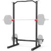 AOTORJAY Power Cage Height Adjustable Squat Rack Home Gym Power Tower Multi-Function Pull Up Station Strength Training Squat Stand Barbell Rack (Black) view 1