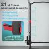 AOTORJAY Power Cage Height Adjustable Squat Rack Home Gym Power Tower Multi-Function Pull Up Station Strength Training Squat Stand Barbell Rack (Black) view 3