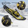 G2 30 Inches Yellow Light Weight Snowshoes for Women Men Youth, Set with Trekking Poles, Tote Bag, Special EVA Padded Ratchet Binding, Heel Lift, Toe Box view 2