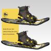 G2 30 Inches Yellow Light Weight Snowshoes for Women Men Youth, Set with Trekking Poles, Tote Bag, Special EVA Padded Ratchet Binding, Heel Lift, Toe Box view 4