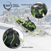 G2 21 Inches Avocado Green Light Weight Snowshoes for Women Men Youth, Set with Trekking Poles, Tote Bag, Special EVA Padded Ratchet Binding, Heel Lift, Toe Box view 2