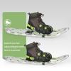 G2 21 Inches Avocado Green Light Weight Snowshoes for Women Men Youth, Set with Trekking Poles, Tote Bag, Special EVA Padded Ratchet Binding, Heel Lift, Toe Box view 4