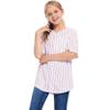 BAICAIYU Kids Baseball Jersey Solid Button Down Shirts Sports Uniform for Boy Gril Softball Red Stripe view 2