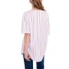 BAICAIYU Kids Baseball Jersey Solid Button Down Shirts Sports Uniform for Boy Gril Softball Red Stripe view 3