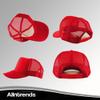 Circle Triangle Square Korean Game Icon Trucker Hat Embroidered Adult Baseball Cap Adjustable Snapback (Red-Triangle) view 3