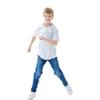BAICAIYU Kids Baseball Jersey Solid Button Down Shirts Sports Uniform for Boy Gril Softball Stripe view 3