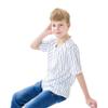 BAICAIYU Kids Baseball Jersey Solid Button Down Shirts Sports Uniform for Boy Gril Softball Stripe view 4