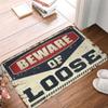 Abipuir Fall Welcome Mats Outdoor Beware of Loose Rug Retro Decor Spring Porch Decor (Size : 40X60CM)