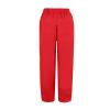 QWENTMTNTY Plus Size Capris Pants for Women Cotton Linen Wide Leg Casual Summer Comfy High Waisted Loose Crop Pants Pockets view 3