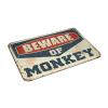 Abipuir Outside Mats for Front Door Beware of Monkey Rug Man Cave Accessories House Mats Outdoor Funny (Size : 40X60CM) view 3