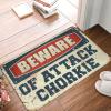 Abipuir Decor for Man Cave Beware of Attack Chorkie Rug Fun Stuff Camper Decor (Size : 40X60CM) view 1