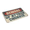 Abipuir Decor for Man Cave Beware of Attack Chorkie Rug Fun Stuff Camper Decor (Size : 40X60CM) view 3