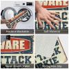 Abipuir Decor for Man Cave Beware of Attack Chorkie Rug Fun Stuff Camper Decor (Size : 40X60CM) view 4