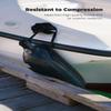 KEMIMOTO Boat Fenders Boat Bumpers for 15-35ft Boat, 4 Pack Inflatable Boat Fenders Bumpers with 4 Ropes, Boat Bumpers for Docking, Black view 2