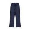 QWENTMTNTY Plus Size Capris Pants for Women Cotton Linen Wide Leg Casual Summer Comfy High Waisted Loose Crop Pants Pockets view 3