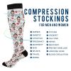 Best Dad Custom Compression Socks for Women and Men Circulation Face Personalized Long Socks for Athletic Running 2 view 4