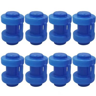VANZACK Hard Hat Accessories 8Pcs Large Trampoline Enclosure Pole Caps Trampoline Caps Plastic Replacements