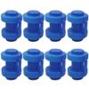 VANZACK Hard Hat Accessories 8Pcs Large Trampoline Enclosure Pole Caps Trampoline Caps Plastic Replacements view 1