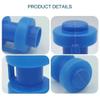 VANZACK Hard Hat Accessories 8Pcs Large Trampoline Enclosure Pole Caps Trampoline Caps Plastic Replacements view 3
