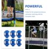 VANZACK Hard Hat Accessories 8Pcs Large Trampoline Enclosure Pole Caps Trampoline Caps Plastic Replacements view 4